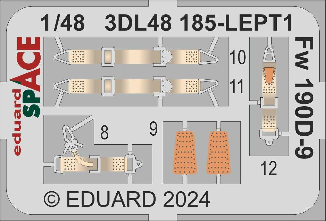 Eduard 3DL48185 1:48 Focke-Wulf Fw-190D-9 SPACE