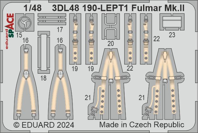 Eduard 3DL48190 1:48 Fairey Fulmar Mk.II SPACE