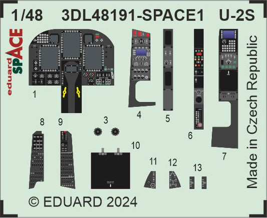 Eduard 3DL48191 1:48 Lockheed U-2S SPACE