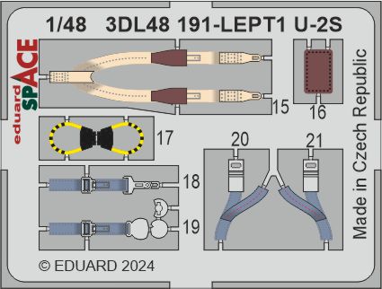 Eduard 3DL48191 1:48 Lockheed U-2S SPACE