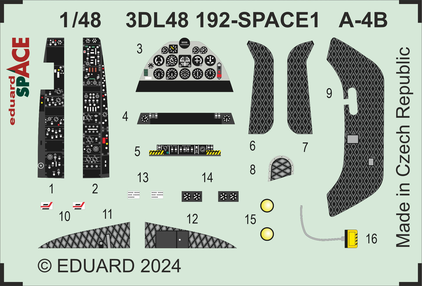 Eduard 3DL48192 1:48 Douglas A-4B Skyhawk SPACE