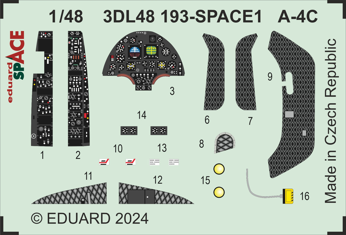 Eduard 3DL48193 1:48 Douglas A-4C Skyhawk SPACE