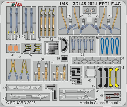 Eduard 3DL48202 1:48 McDonnell F-4C Phantom