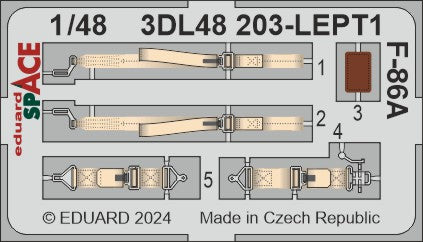 Eduard 3DL48203 1:48 North-American F-86A Sabre SPACE