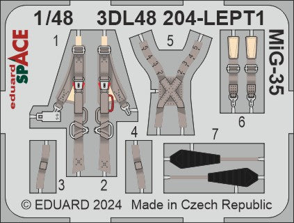 Eduard 3DL48204 1:48 Mikoyan MiG-35 SPACE