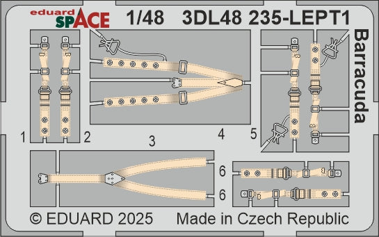 Eduard ED3DL48235 1:48 Fairey Barracuda Mk.II SPACE