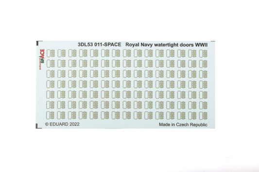 Eduard 3DL53011 1:350 Royal Navy Watertight Doors WWII SPACE 3D-Printed