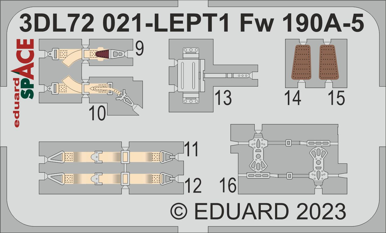 Eduard 3DL72021 1:72 Focke-Wulf Fw-190A-5 SPACE