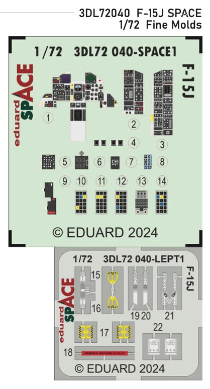 Eduard 3DL72040 1:72 McDonnell F-15J Eagle SPACE