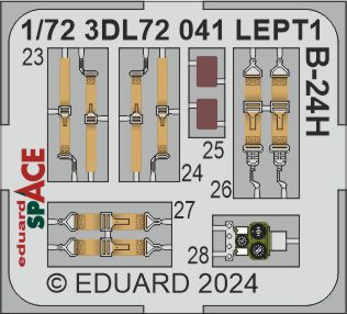 Eduard 3DL72041 1:72 Consolidated B-24H Liberator SPACE