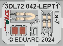 Eduard 3DL72042 1:72 Lavochkin La-7 SPACE