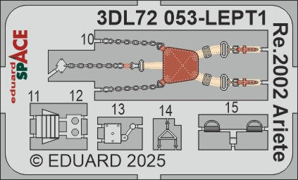 Eduard 3DL72053 1:72 Reggiane Re.2002 Ariete SPACE