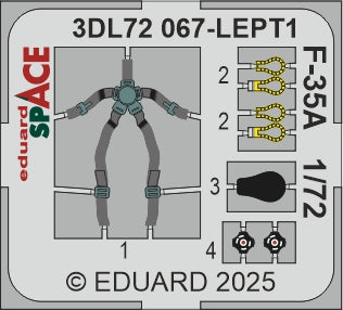 Eduard ED3DL72067 1:72 Lockheed-Martin F-35A Lightning II SPACE