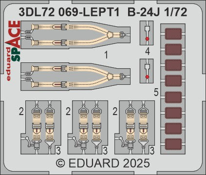Eduard 3DL72069 1:72 Consolidated B-24J Liberator SPACE