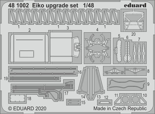 Eduard 481002 1:48 Eiko Lockheed F-104J upgrade set