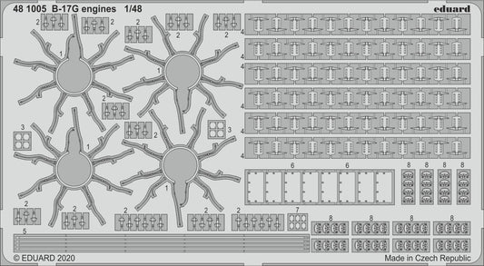 Eduard 481005 1:48 B-17G Flying Fortress engines