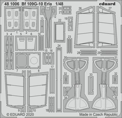 Eduard 481006 1:48 Messerschmitt Bf-109G-10 Erla