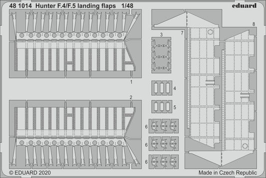 Eduard 481014 1:48 Hawker Hunter F.4/F.5 landing flaps