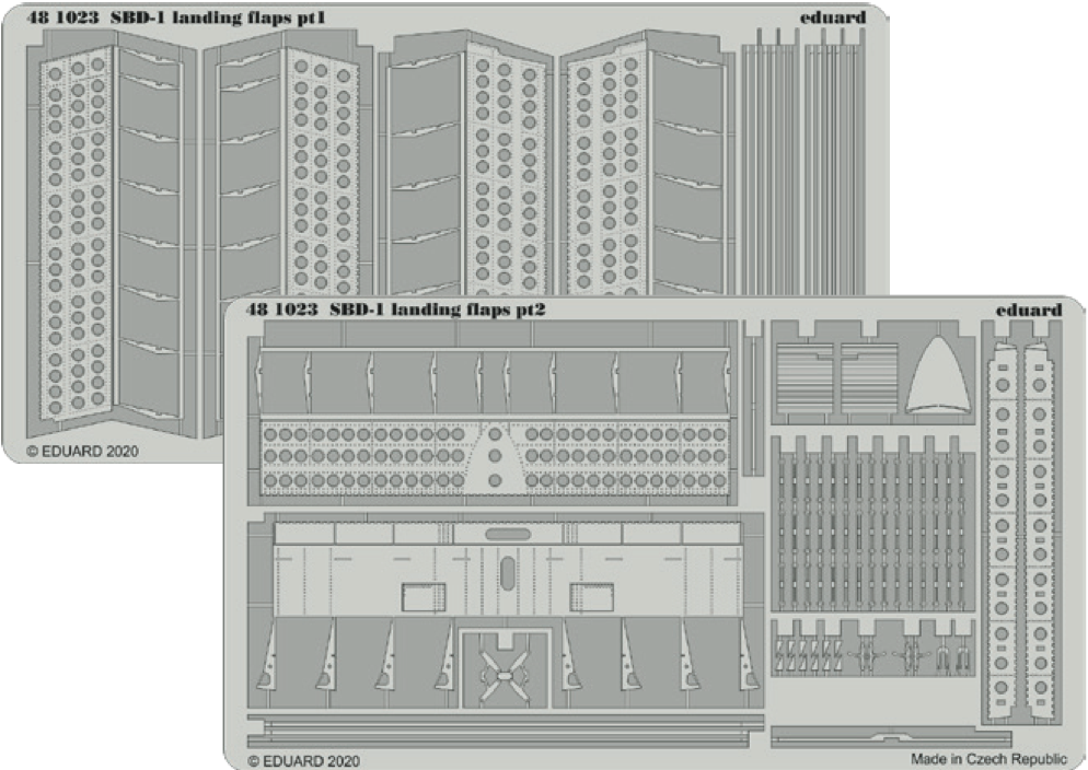 Eduard 481023 1:48 Douglas SBD-1 Dauntless Landing Flaps