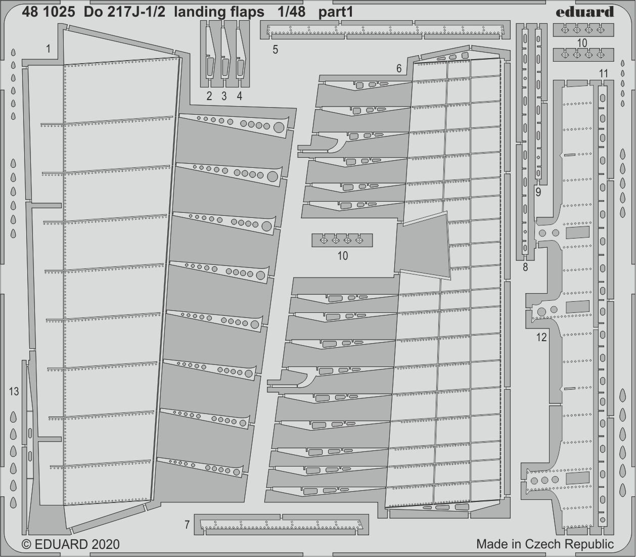 Eduard 481025 1:48 Dornier Do-217J-1/2 landing flaps