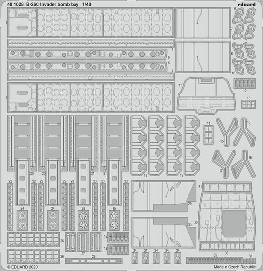 Eduard 481028 1:48 Douglas B-26C Invader bomb bay