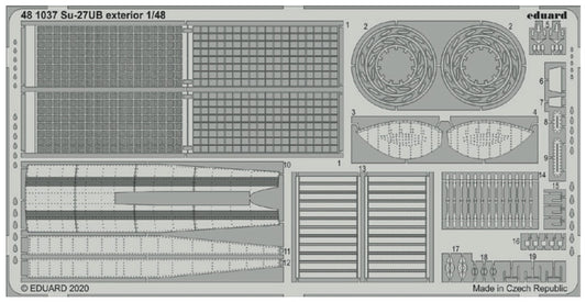 Eduard 481037 1:48 Sukhoi Su-27UB exterior