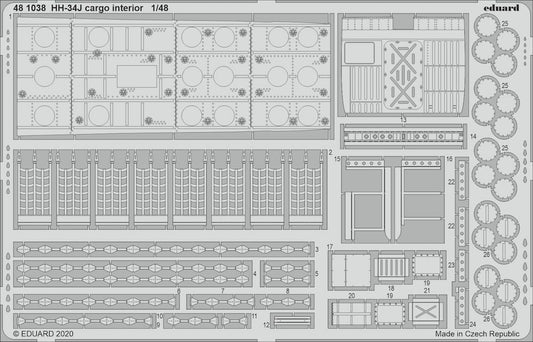 Eduard 481038 1:48 Sikorsky HH-34J cargo interior