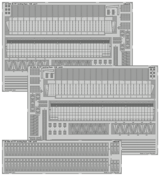 Eduard 481053 1:48 B-17F Flying Fortress landing flaps