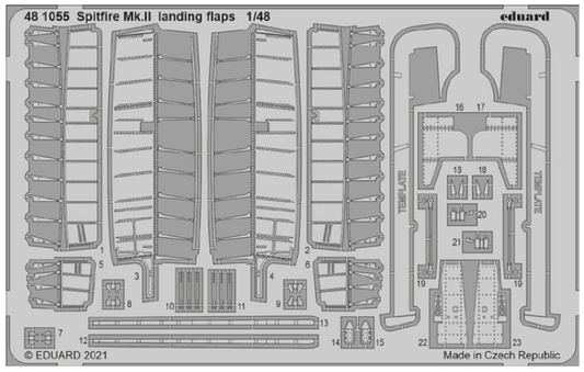 Eduard 481055 1:48 Supermarine Spitfire Mk.II landing flaps