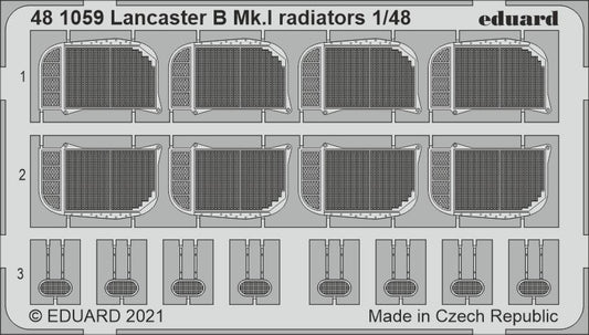 Eduard 481059 1:48 Avro Lancaster B.I radiators