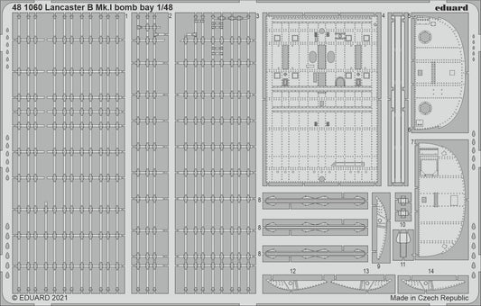 Eduard 481060 1:48 Avro Lancaster B.I bomb bay