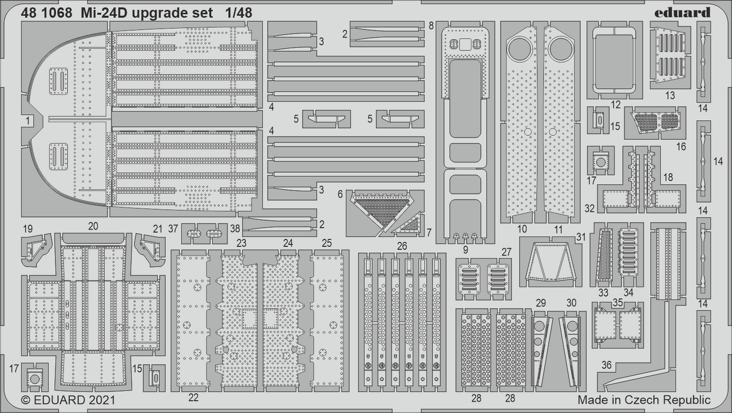 Eduard 481068 1:48 Mil Mi-24D Upgrade Set