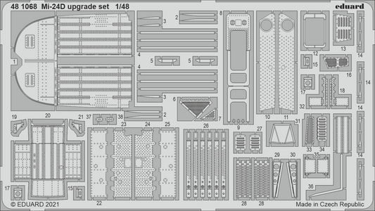 Eduard 481068 1:48 Mil Mi-24D Upgrade Set