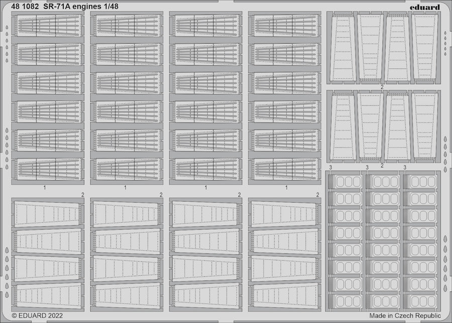 Eduard 481082 1:48 Lockheed SR-71 Blackboard Engines