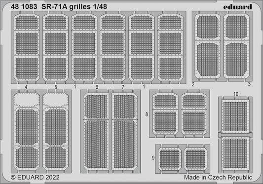 Eduard 481083 1:48 Lockheed SR-71 Blackboard Grilles