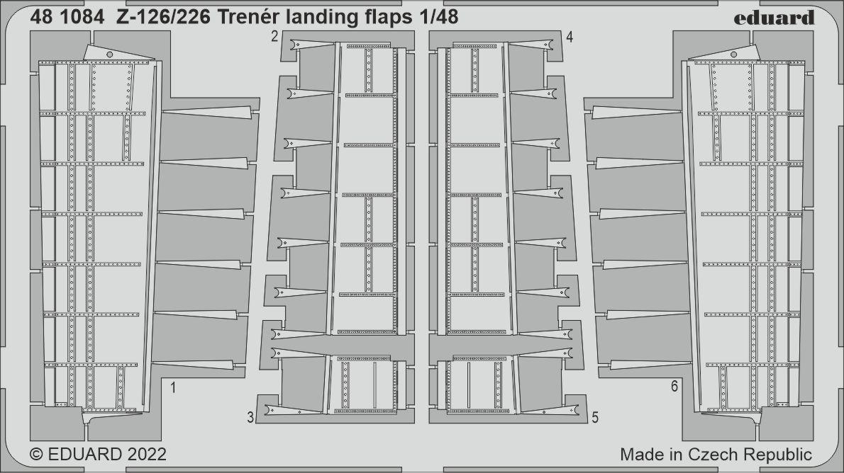 Eduard 481084 1:48 Zlin Z-126/Z-226 Trener Landing Flaps