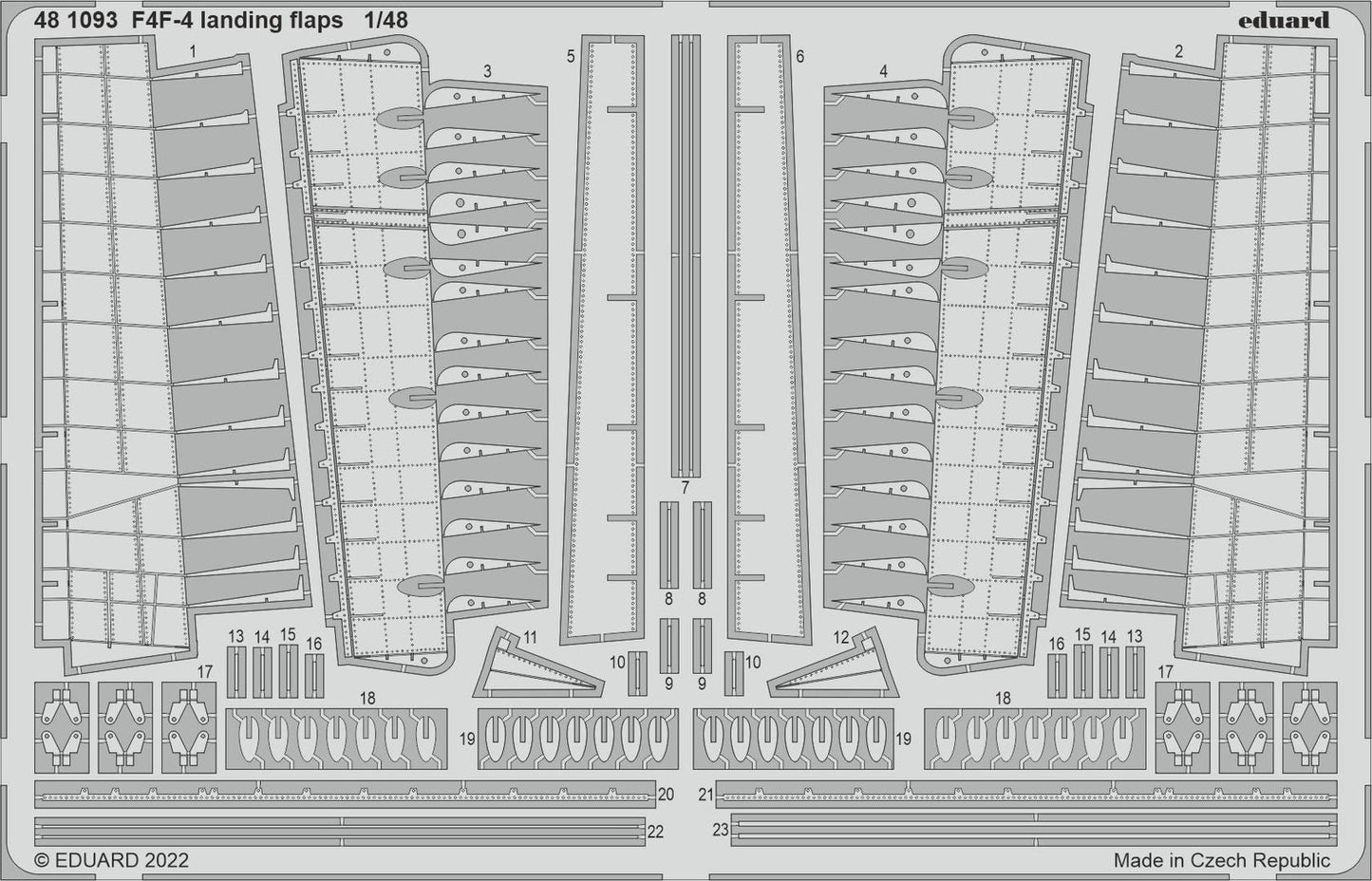 Eduard 481093 1:48 Grumman F4F-4 Wildcat Landing Flaps