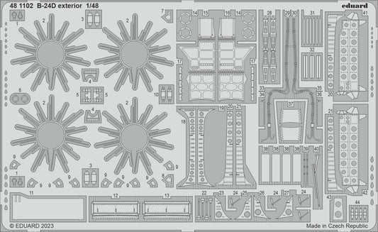Eduard 481102 1:48 Consolidated B-24D Liberator Exterior