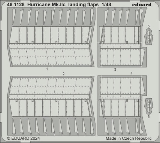 Eduard 481128 1:48 Hawker Hurricane Mk.IIc landing flaps