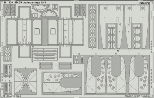 Eduard 481130 1:48 Savoia-Marchetti SM.79 undercarriage
