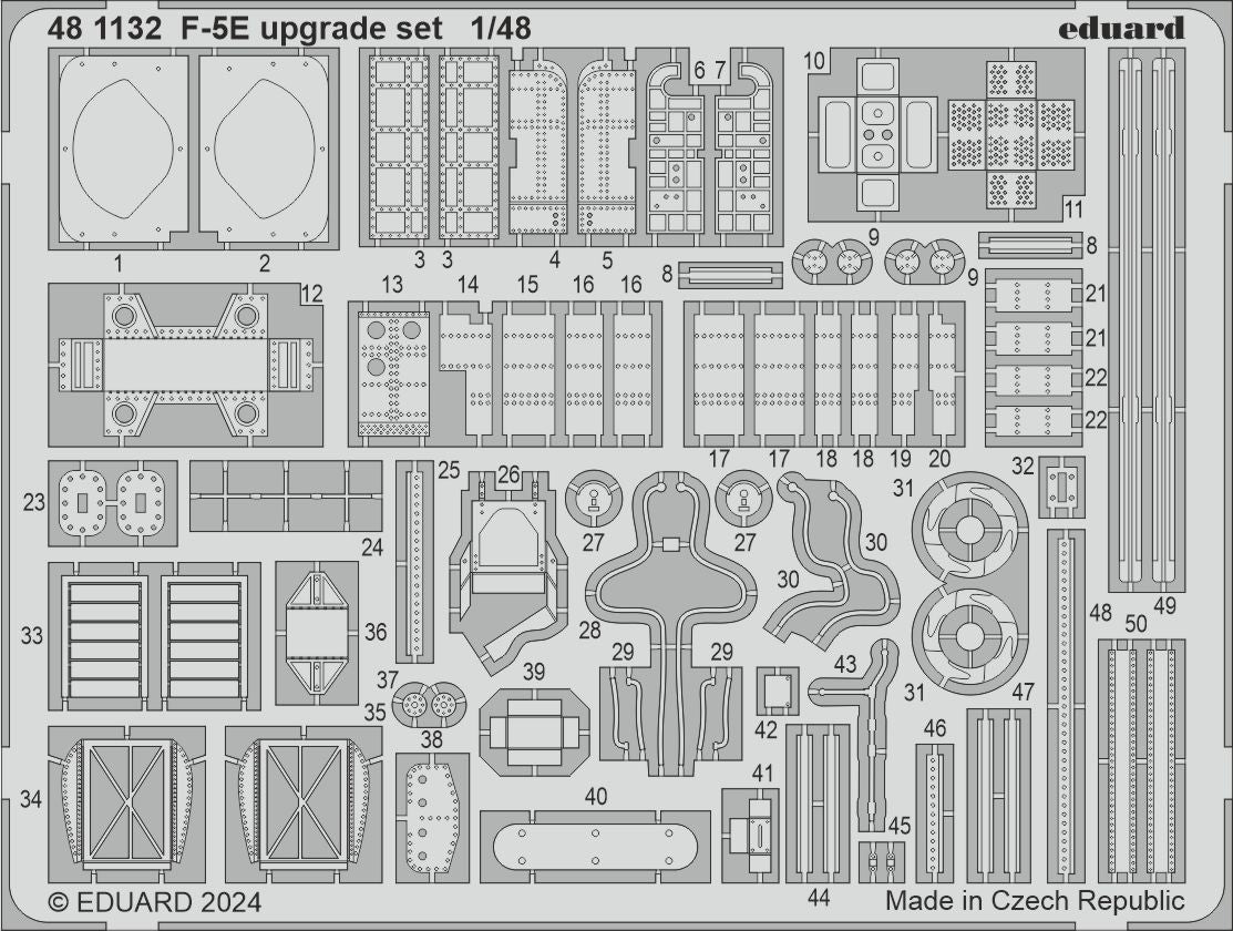 Eduard 481132 1:48 Northrop F-5E Tiger upgrade set