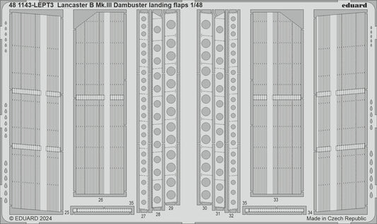 Eduard 481134 1:48 Avro Lancaster B Mk.III Dambuster landing flaps