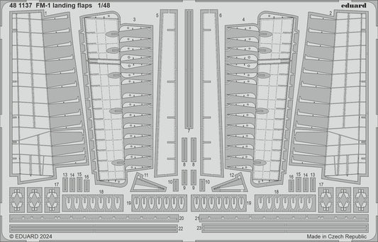 Eduard 481137 1:48 General-Motors FM-1 Wildcat landing flaps