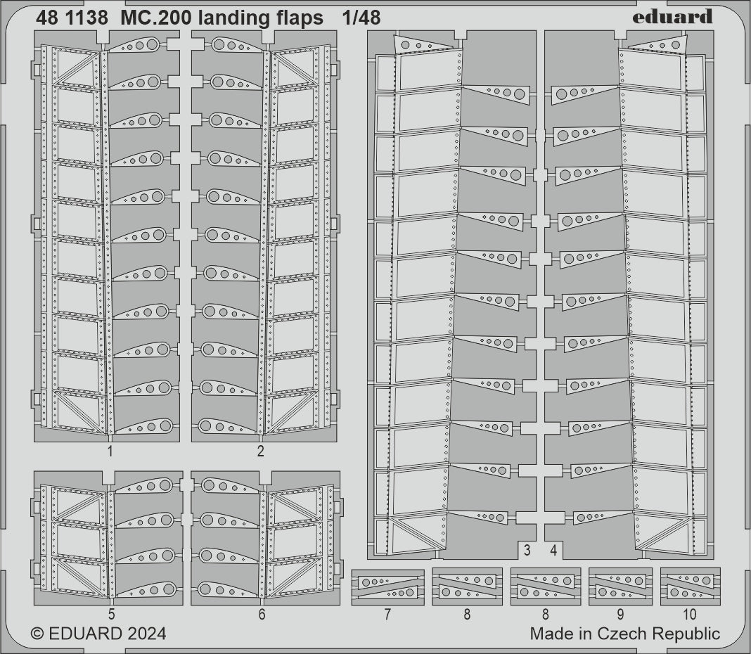 Eduard 481138 1:48 Macchi MC.200 Saetta landing flaps