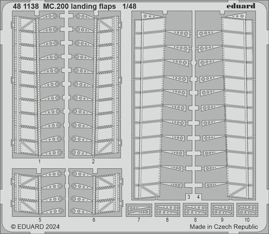 Eduard 481138 1:48 Macchi MC.200 Saetta landing flaps