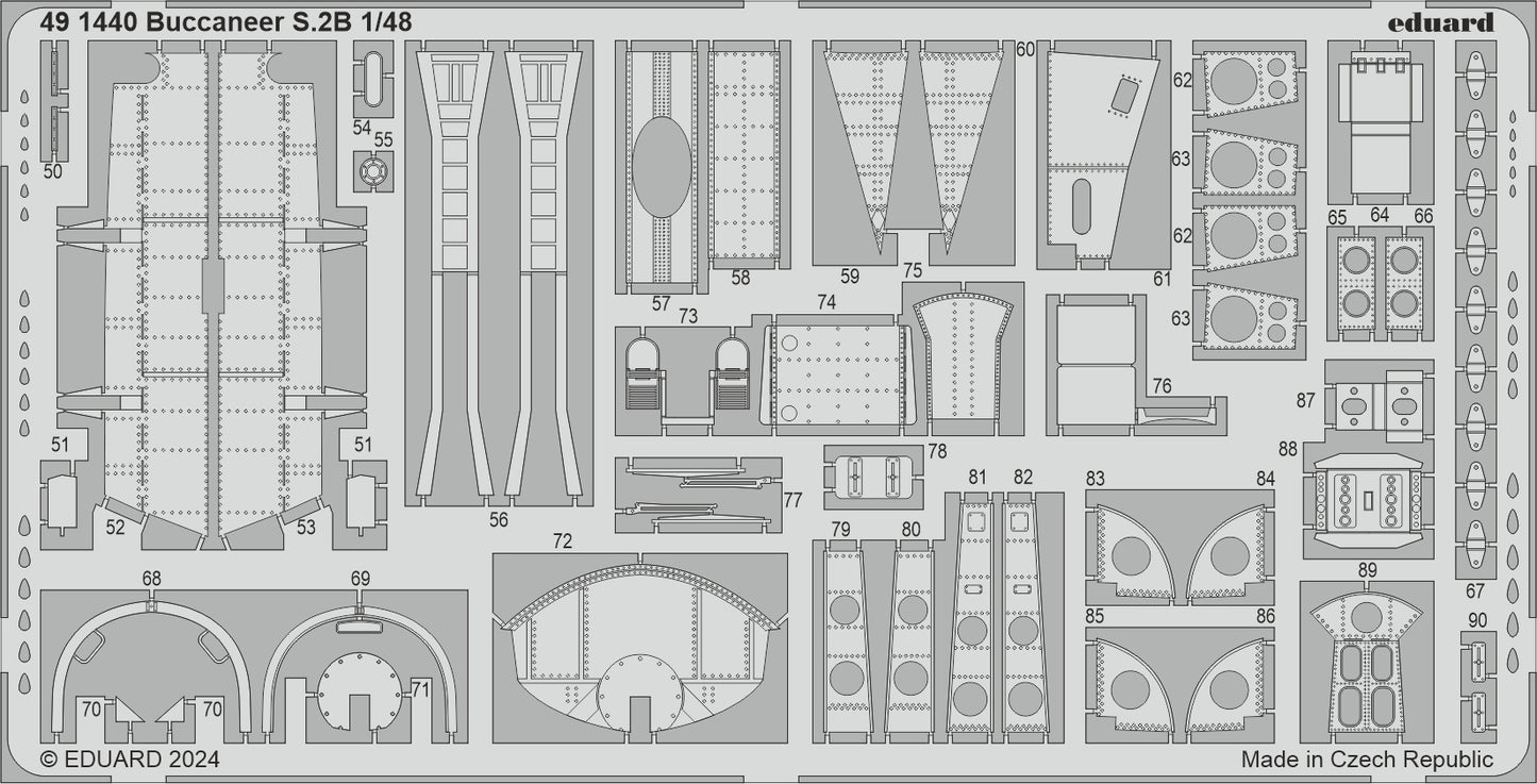Eduard 491440 1:48 Blackburn Buccaneer S.2B for Airfix