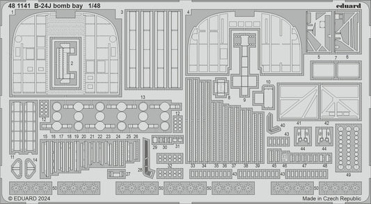 Eduard 481141 1:48 B-24J Bomb Bay