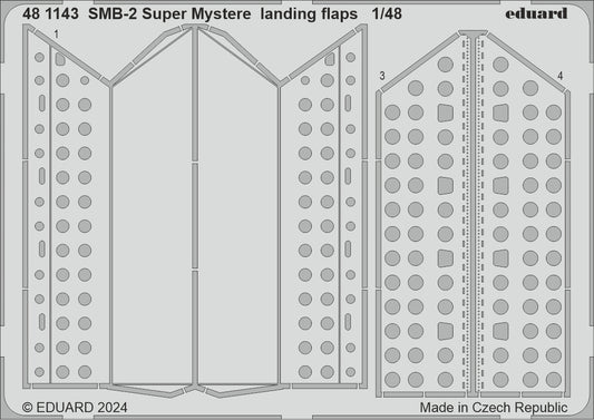 Eduard 481143 1:48 Dassault SMB-2 Super Mystere landing flaps