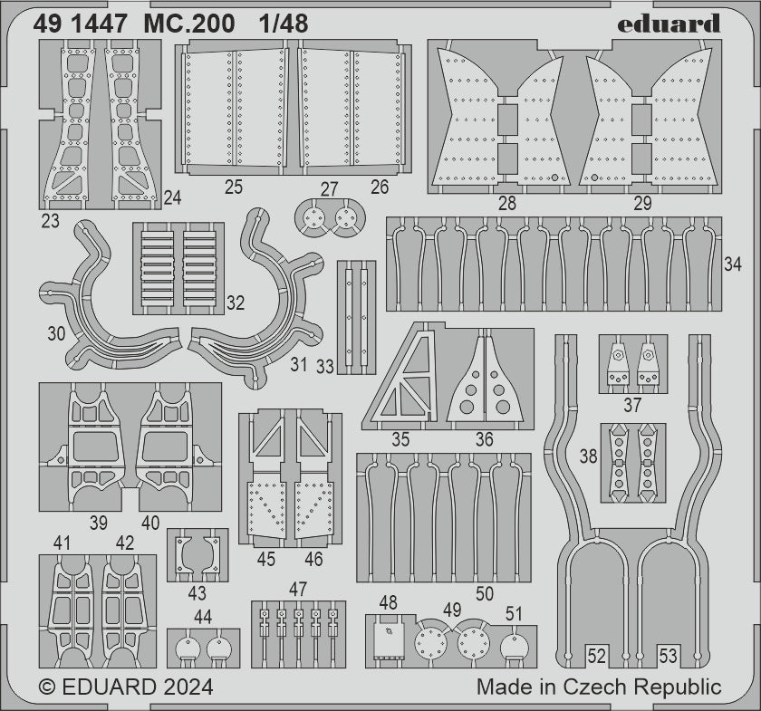 Eduard 491447 1:48 Macchi MC.200 Saetta for Italeri