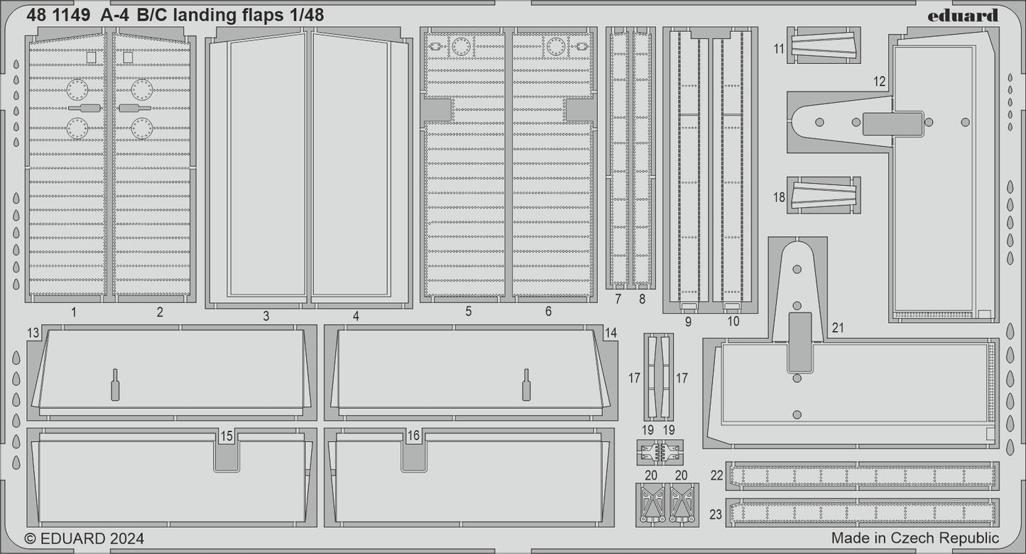 Eduard 481149 1:48 Douglas A-4B/C Skyhawk Landing Flaps